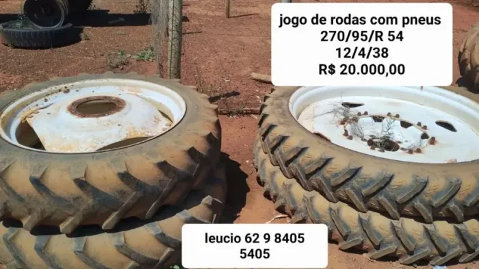 jogo de roda fina para trator