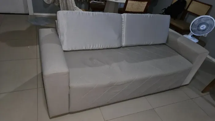 Sofá 3 lugares cinza