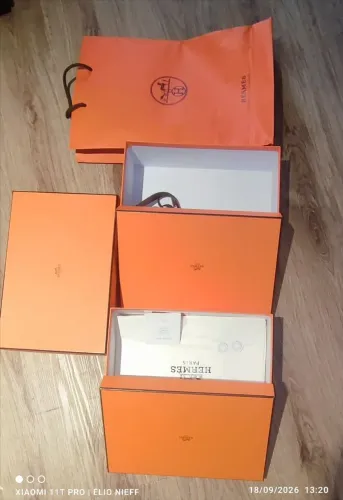 Caixas e sacola Hermes