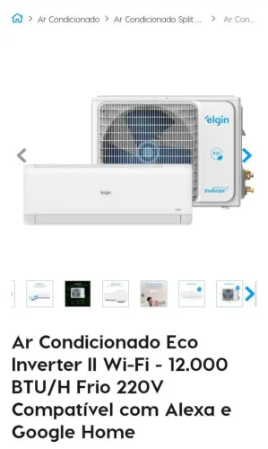 Ar-condicionado Sprinter da Elgin novo