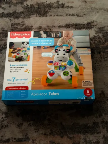 Fisher-Price Apoiador/Andador Zebra DLH48