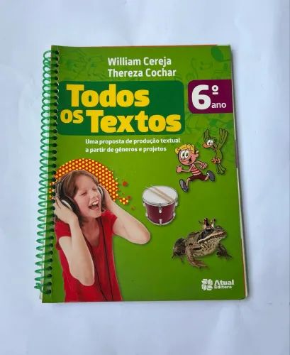 Livro Todos os textos 6 ano William Cereja