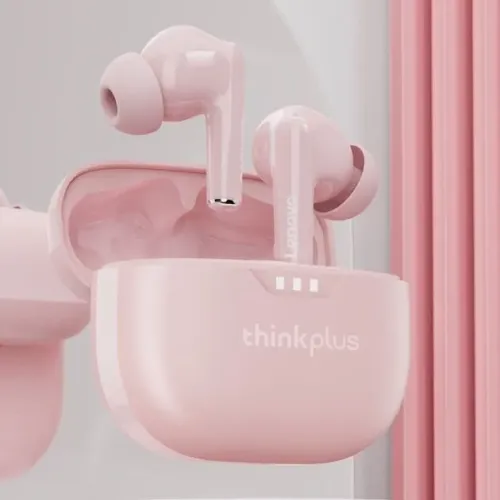 Fone de Ouvido Bluetooth Lenovo LP3 Pro Pink - Original - Novo