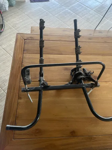 Suporte Transbike Estepe Metal 3 Bicicletas EcoSport Preto