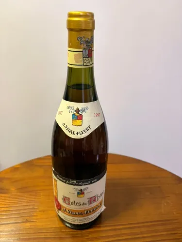 Vinho Francês Vidal-fleury Côtes Du Rhône 750ml 1997