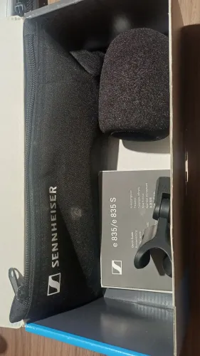 Microfone Sennheiser E 835 novíssimo!