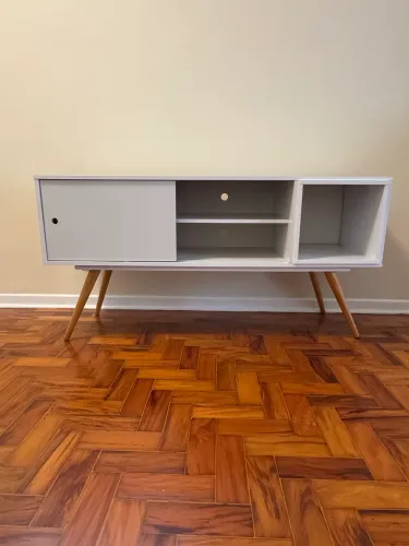 Rack Retrô Monschau Branco 140 cm