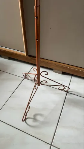 Pedestal Vintage para Manequim de Costura ou Vitrine com a Base pro Busto Redonda