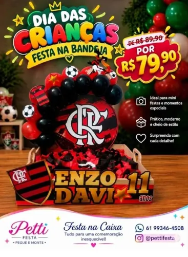 Festa na caixa personalizada ?