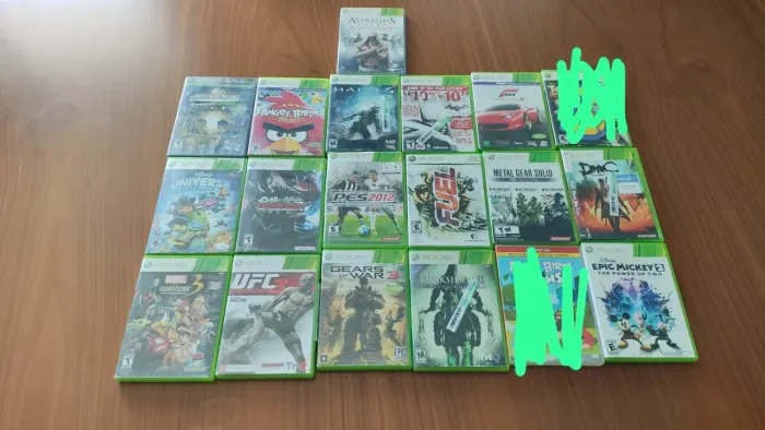 17 jogos originais de Xbox 360 ( preço negociável )