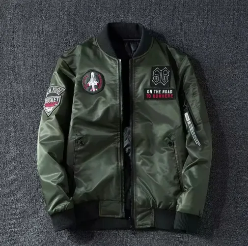 Jaqueta, casaco bomber, aviador, verde militar