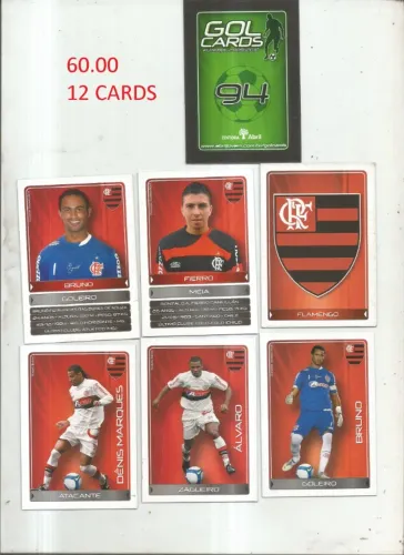 CARDS CAMPEONATO BRASILEIRO 2009/2010 FLAMENGO / ABRIL 60.00