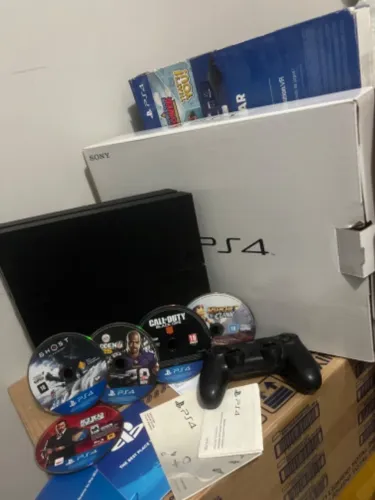 Ps4 fat na caixa