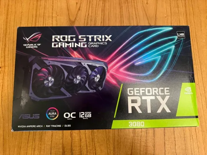 Placa de Video Asus GeForce RTX 3080 ROG Strix OC 12GB