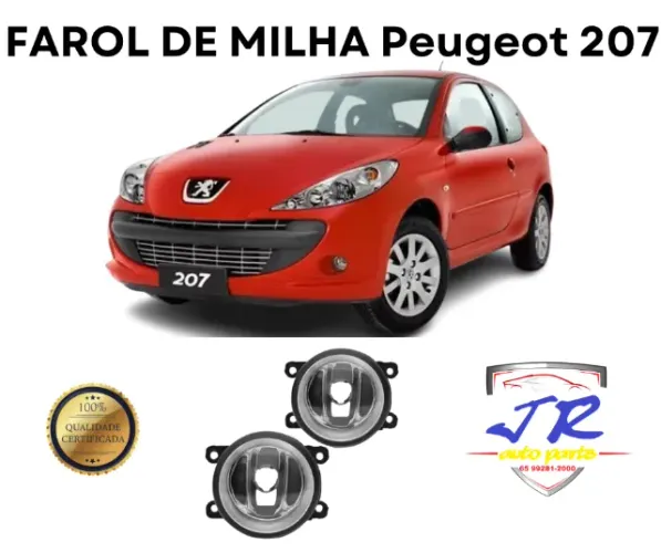Par Farol De Milha Peugeot 207 2010