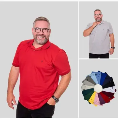 Polo Algodão Plus Size 