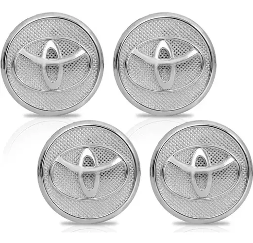 Sub Calota 55mm - Corolla Cromado 5 Furos - 4 Peças - Emblemax