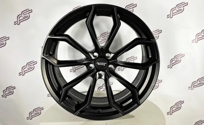 Jogo de Rodas American Racing AR932 Preta Aro 22 / Tala 9" / Furação 5x115 / Off-set 20 pa