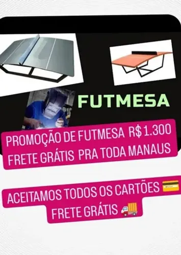 FABRICAMOS FUTMESA TAMANHO OFICIAL 