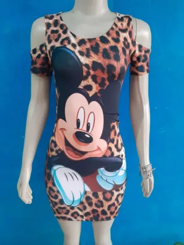 Vestido Mickey Mouse - Tamanho P