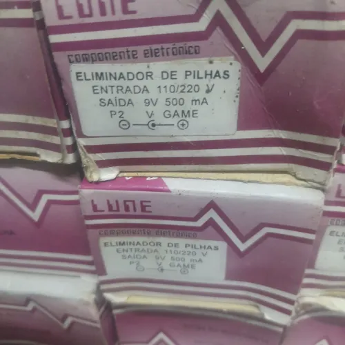 Eliminador de Pilhas para uso geral - 9V 500 mA ( fonte)