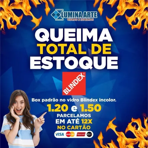 Box em vidro temperado 