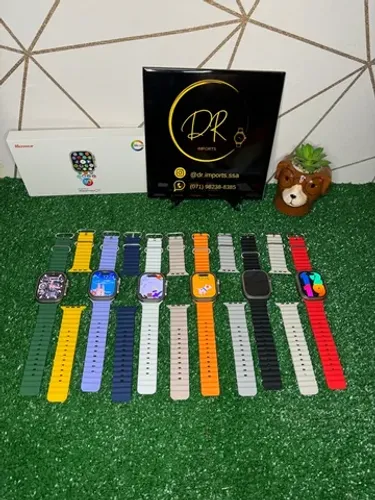 Lançamento 2024 Microwear Smartwatch W69 ultra plus tela Amoled 49mm ( Aceitamos Olx Pay)