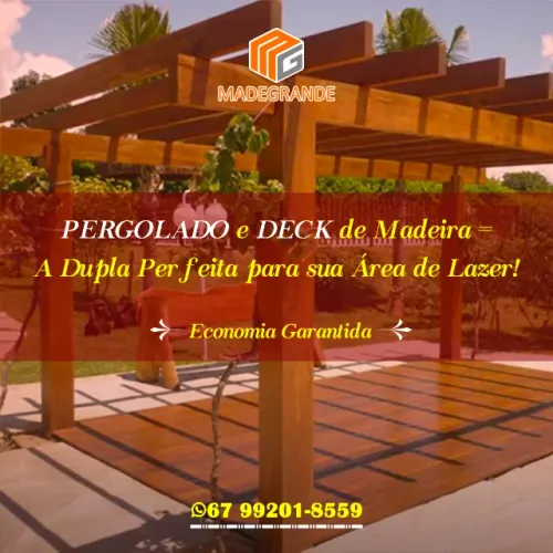 Madeiras para Deck e Pergolado