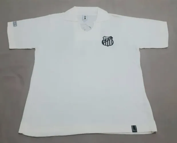 Camisa Santos Rei Pelé retrô