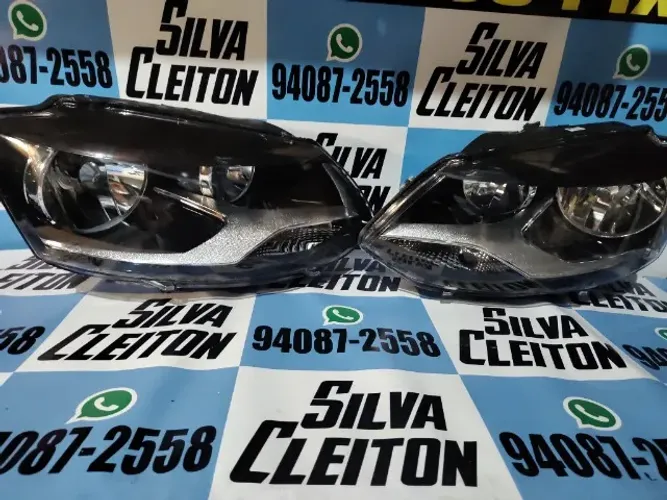 par farol mascara negra fox 2010 2011 2012 2013 2014 foco duplo novo importado