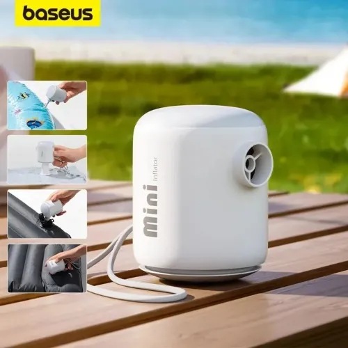 Mini inflador portátil Baseus para colchão 