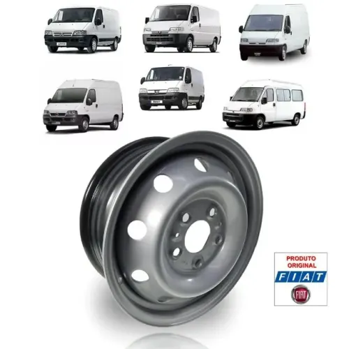 Roda S/ Pneu Original ARO 16 Fiat Ducato Citroen Jumper Peugeot Boxer