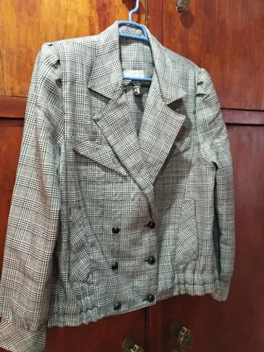 Casaco XADREZ elegante CENTRAL PARK - tamanho 44