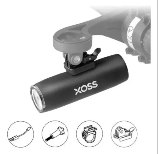 Lanterna Farol Bike Dianteiro Xoss XL-800 Lumens Alumínio Suporte Gopro 21174