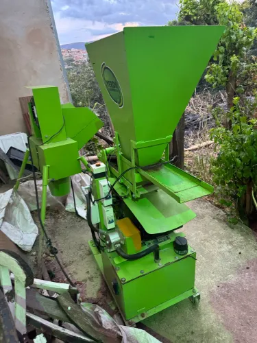 Máquina de tijolos ecológicos, hidráulica + triturador