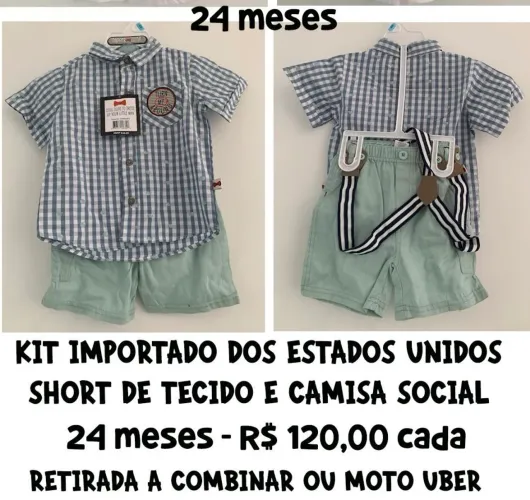 Conjunto Social Infantil 24 meses - Importado