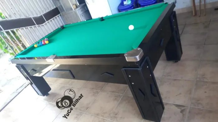 Mesa de bilhar residencial mesa de sinuca campo de pedra ardósia pagamento 