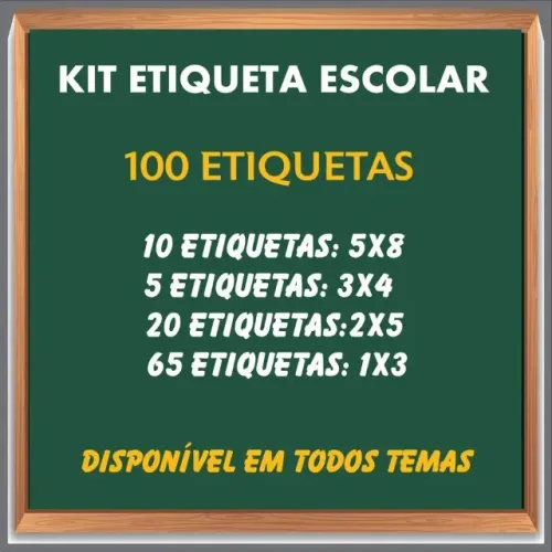 Etiquetas escolares 2