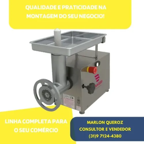 Moedor de Carne Industrial Boca 10 Braesi