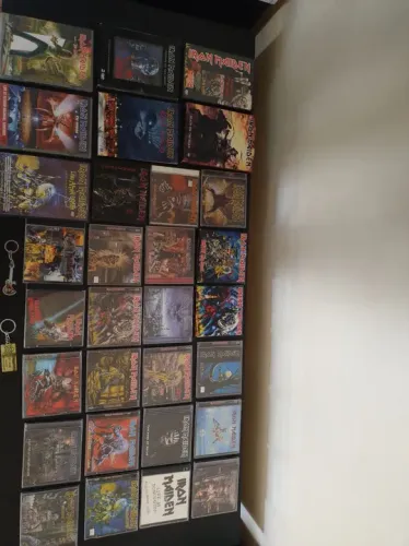 Iron Maiden coleção de cds e dvds e chaveiro
