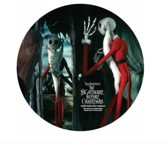 Nightmare Before Christmas Trilha Sonora Picture Disc Disco Vinil LP Estranho Mundo Jack