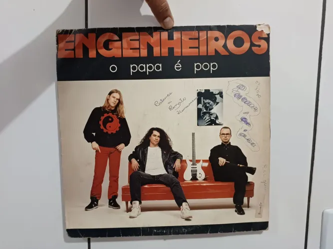 Vinil - Engenheiros do Hawai - O papa é pop - 1990