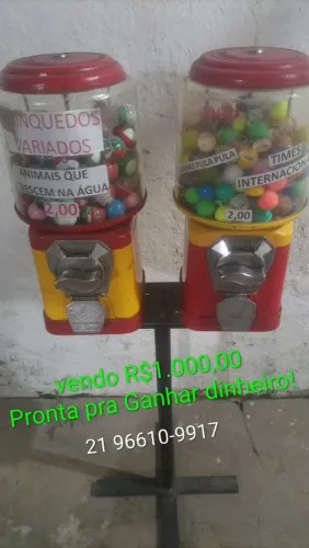 Máquina de bolinhas/. Vendas Automáticas 