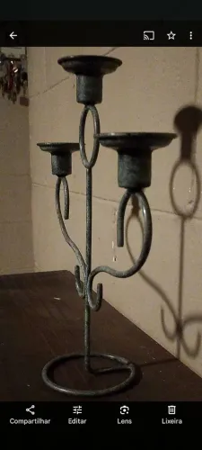 Castiçal decorativo 
