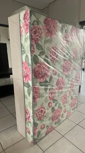 Cama box casal espuma - Novas frete grátis