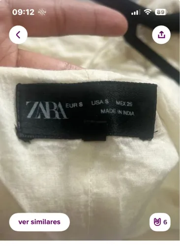 Vestidos Zara. Branco usado uma vez