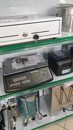 Ac balança com etiquetadora Térmica 200 produtos
