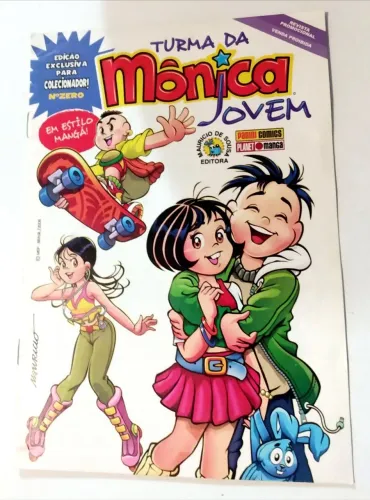 Coleção perfeita Turma da Monica Jovem com a edição Zero 