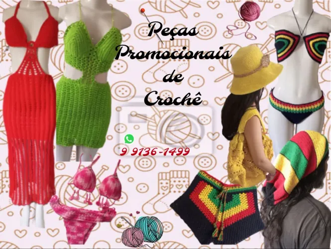 Peças de crochê para você arrasar!