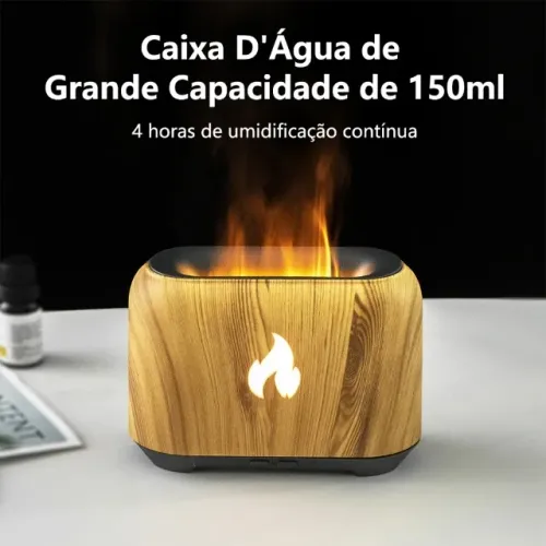 Umidificador De Ar Com Aromatizador Difusor de Ar Led 7 Cores Hmaston Novo Loja Coimbra